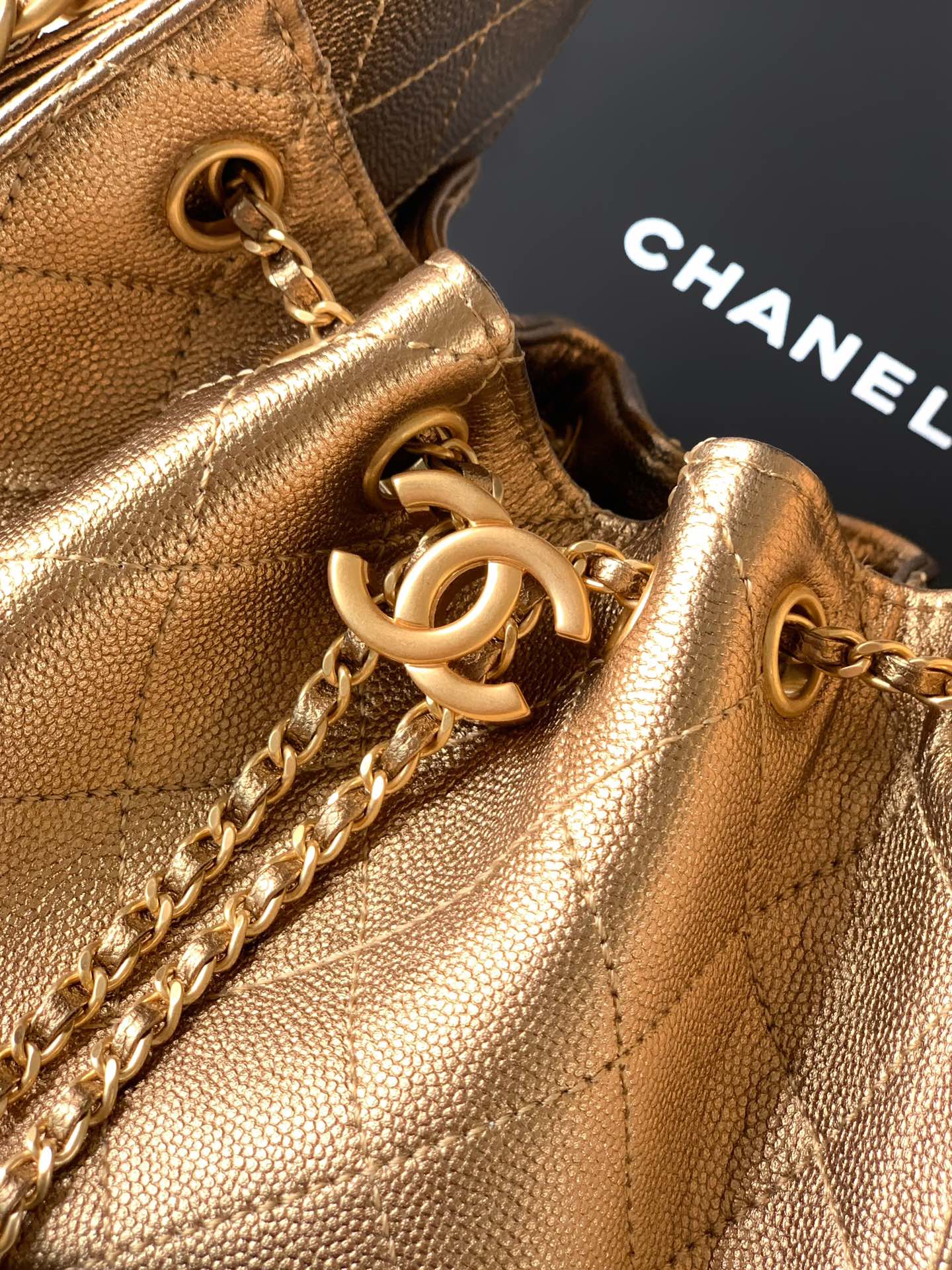 Chanel Style Black Leather Bag Bags Bag detail image 5 from source 765821