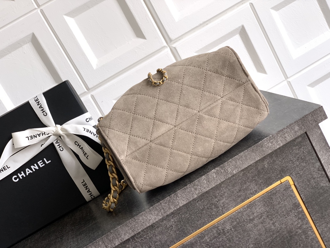 Chanel Style Brown Leather Bag Bags Bag detail image 4 from source 765826