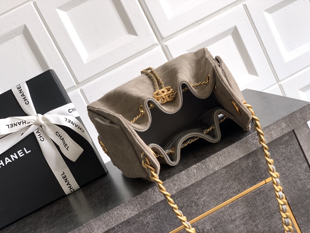 Chanel Style Brown Leather Bag Bags Bag detail image 8 from source 765826