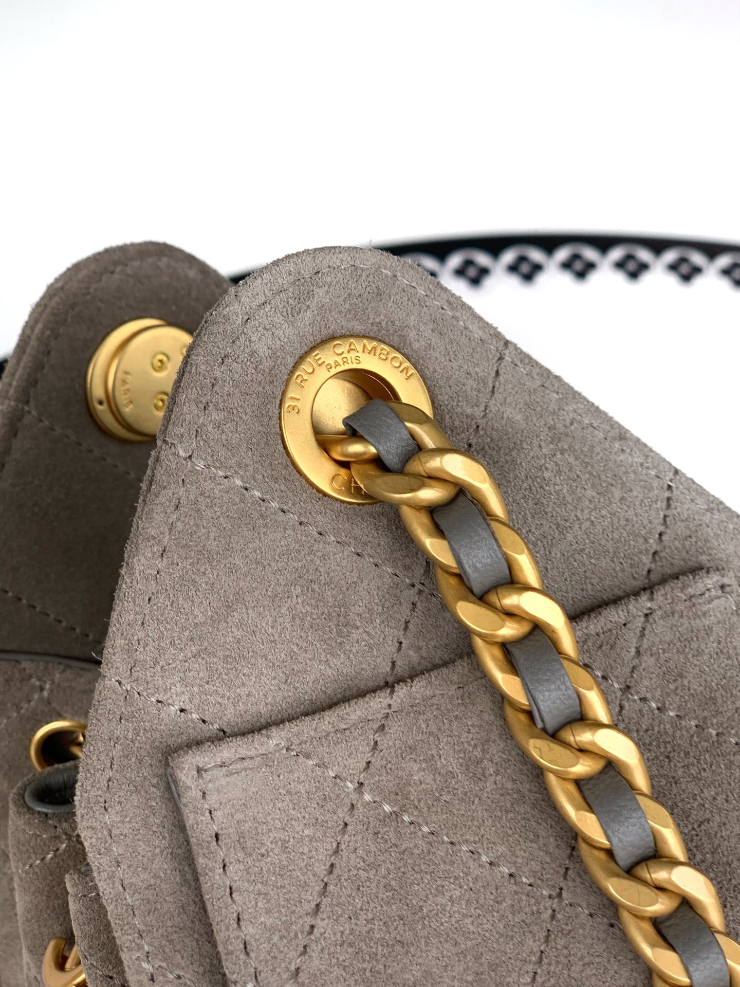 Chanel Style Brown Leather Bag Bags Bag detail image 5 from source 765826