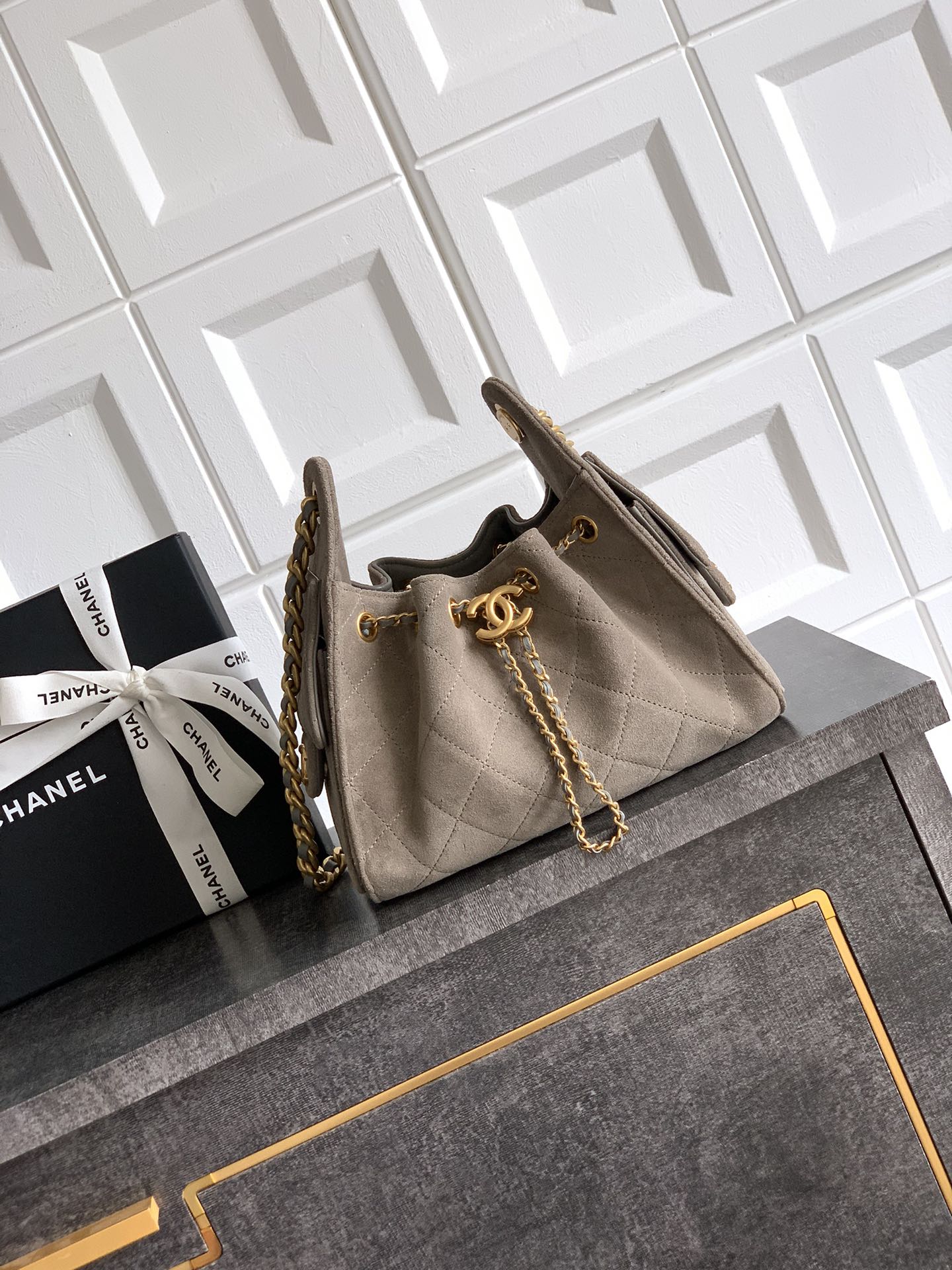 Chanel Style Brown Leather Bag Lookbook Reference image 1