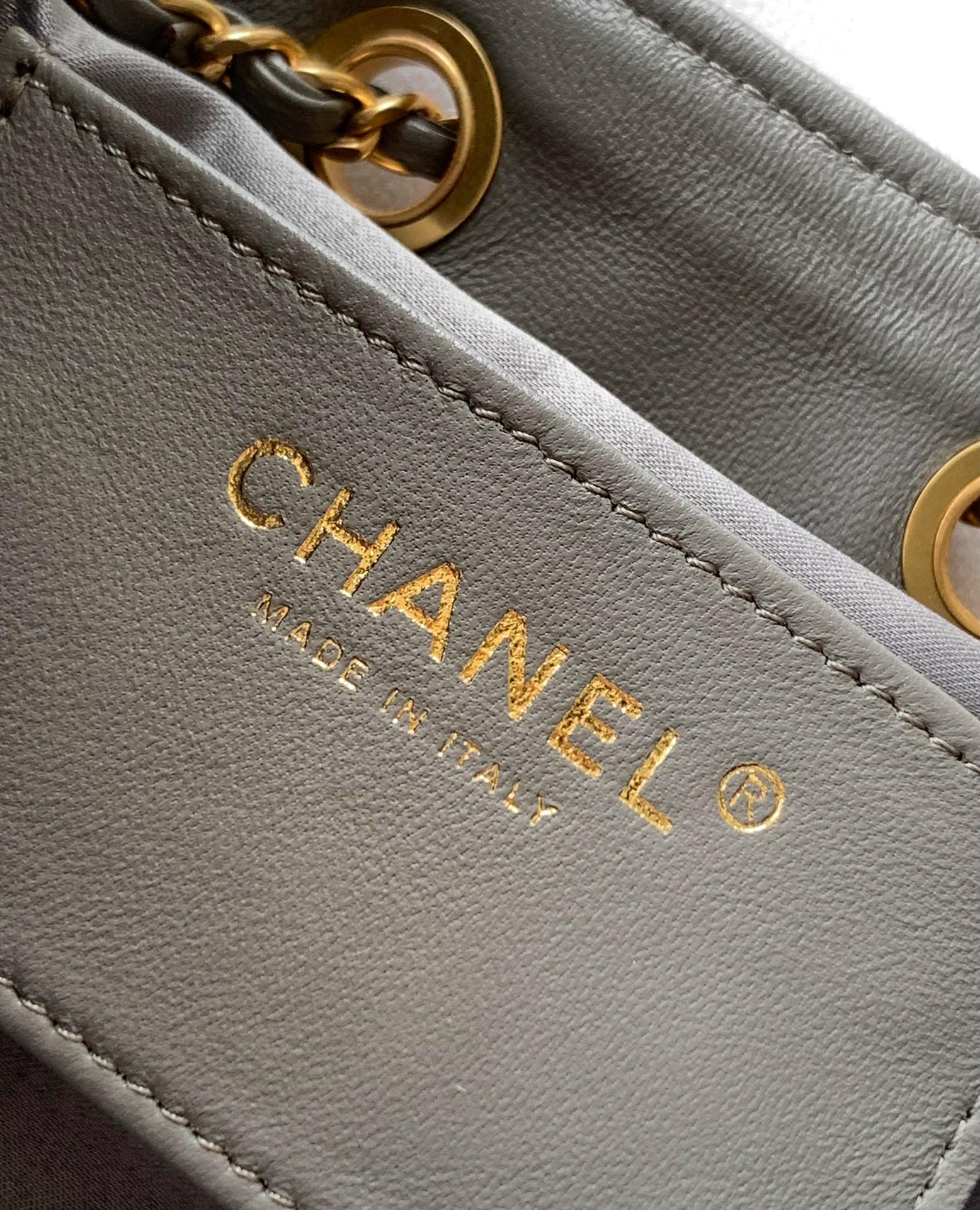 Chanel Style Brown Leather Bag Bags Bag detail image 9 from source 765826