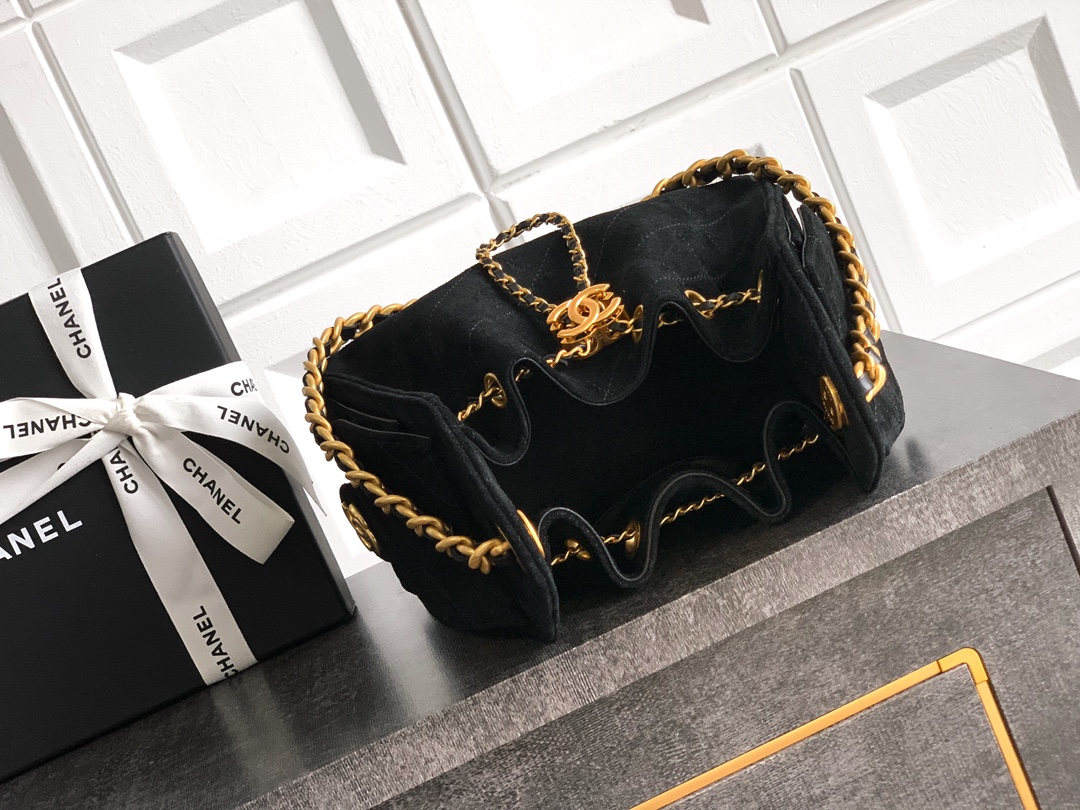 Chanel Style Black Leather Bag Bags Bag detail image 8 from source 765822