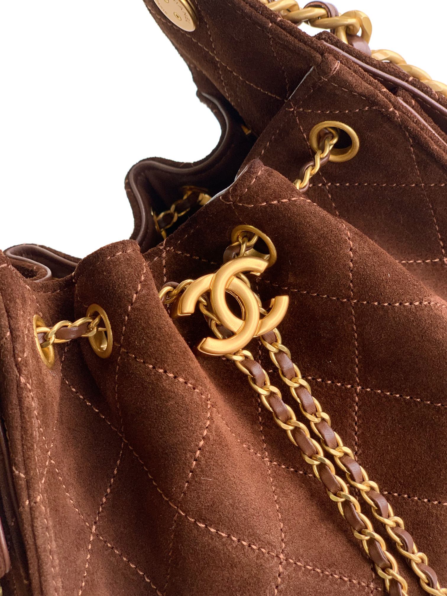 Chanel Style Brown Leather Bag Bags Bag detail image 5 from source 765823
