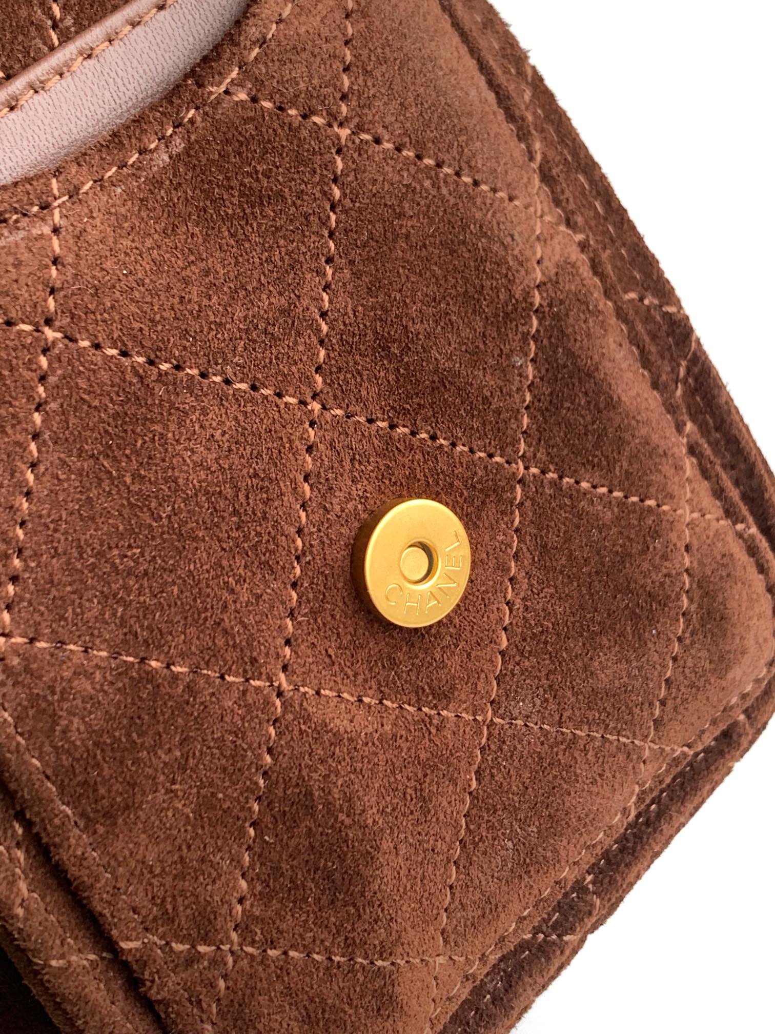 Chanel Style Brown Leather Bag Bags Bag detail image 7 from source 765823