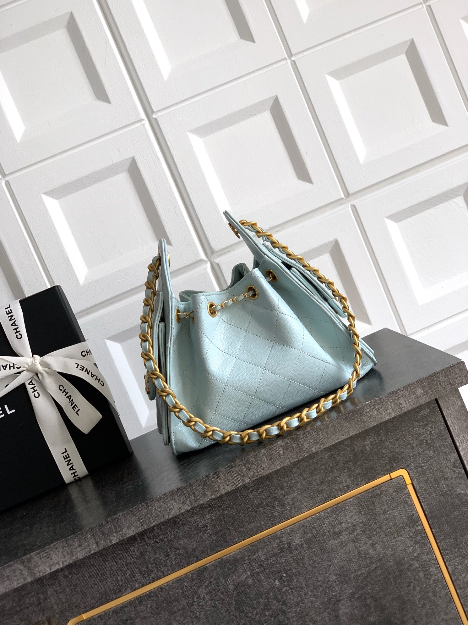 Chanel Style Black Leather Bag Bags Bag detail image 3 from source 765824