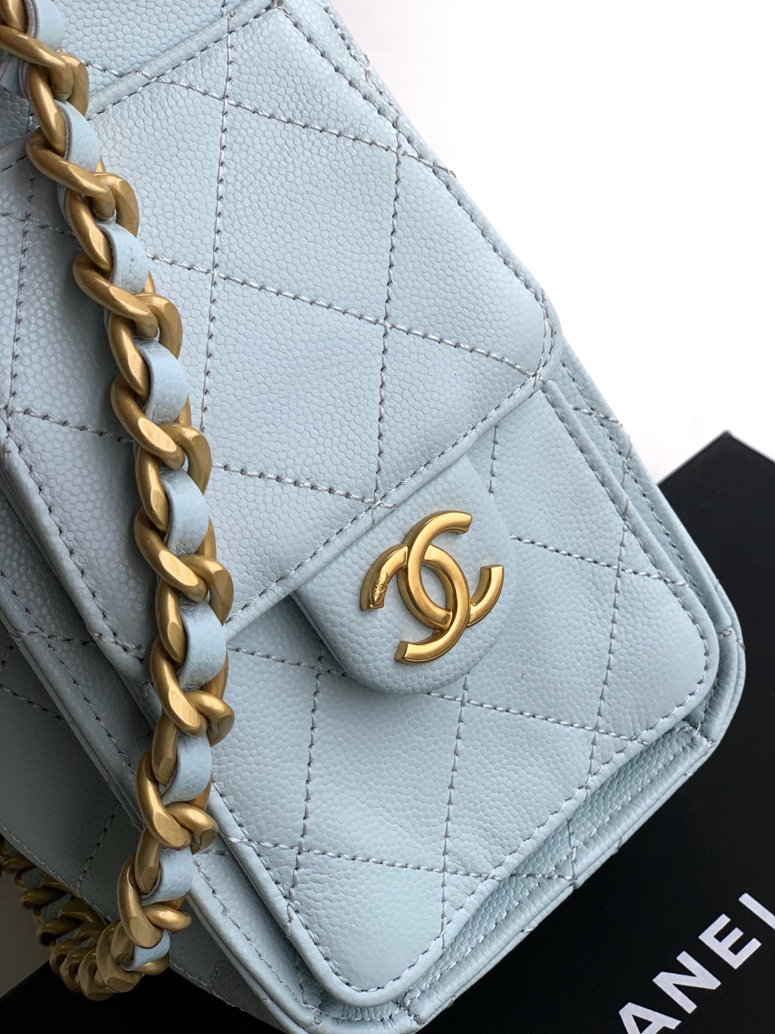 Chanel Style Black Leather Bag Bags Bag detail image 6 from source 765824