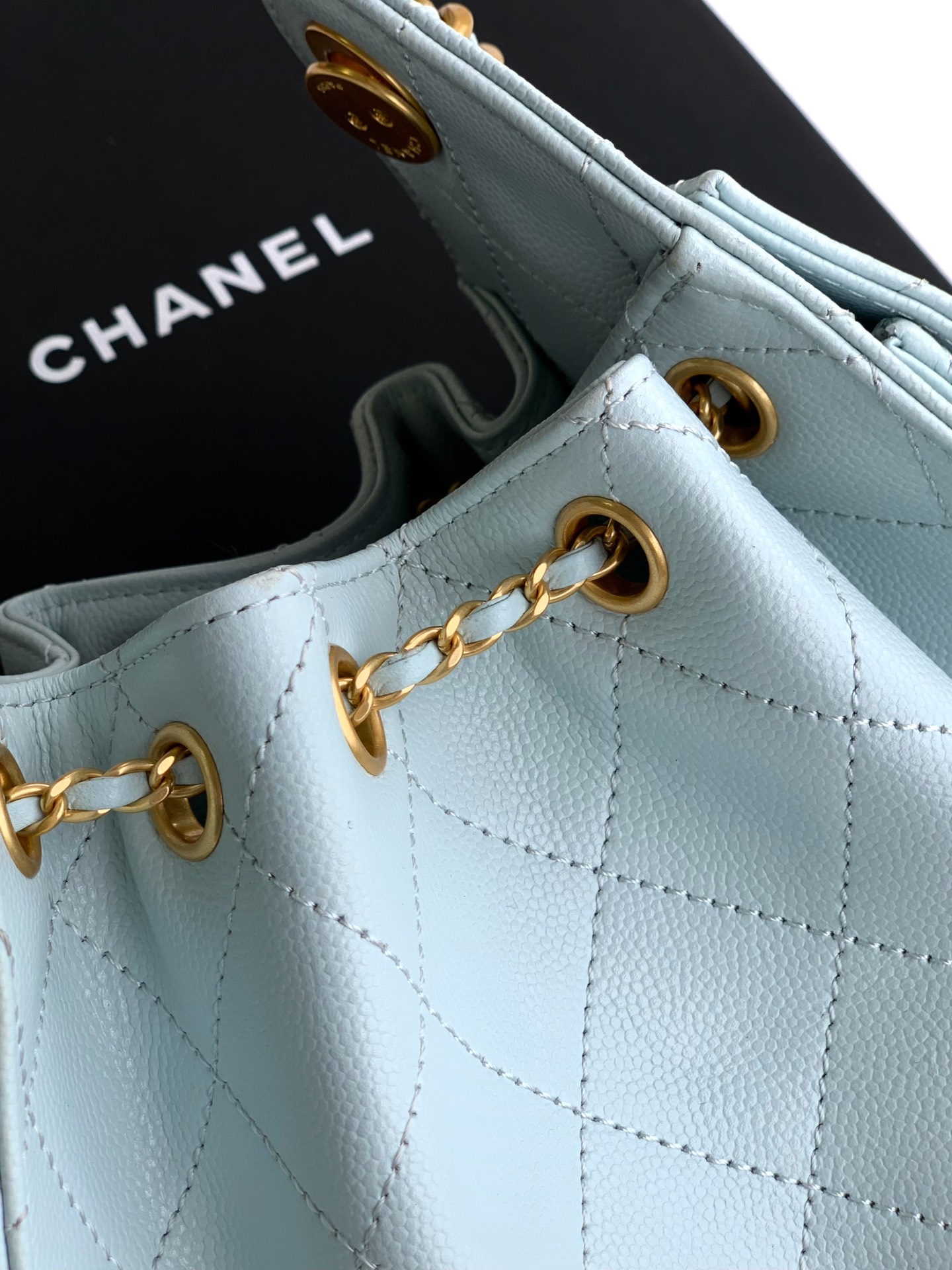 Chanel Style Black Leather Bag Bags Bag detail image 7 from source 765824