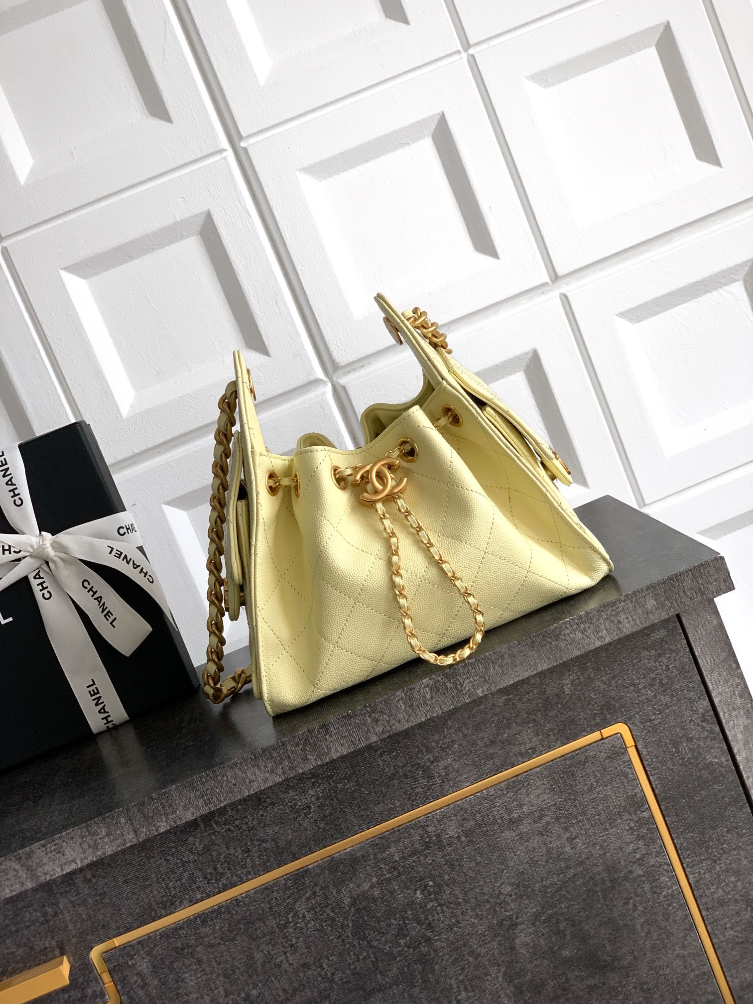 Chanel Style Black Leather Bag Lookbook Reference image 1