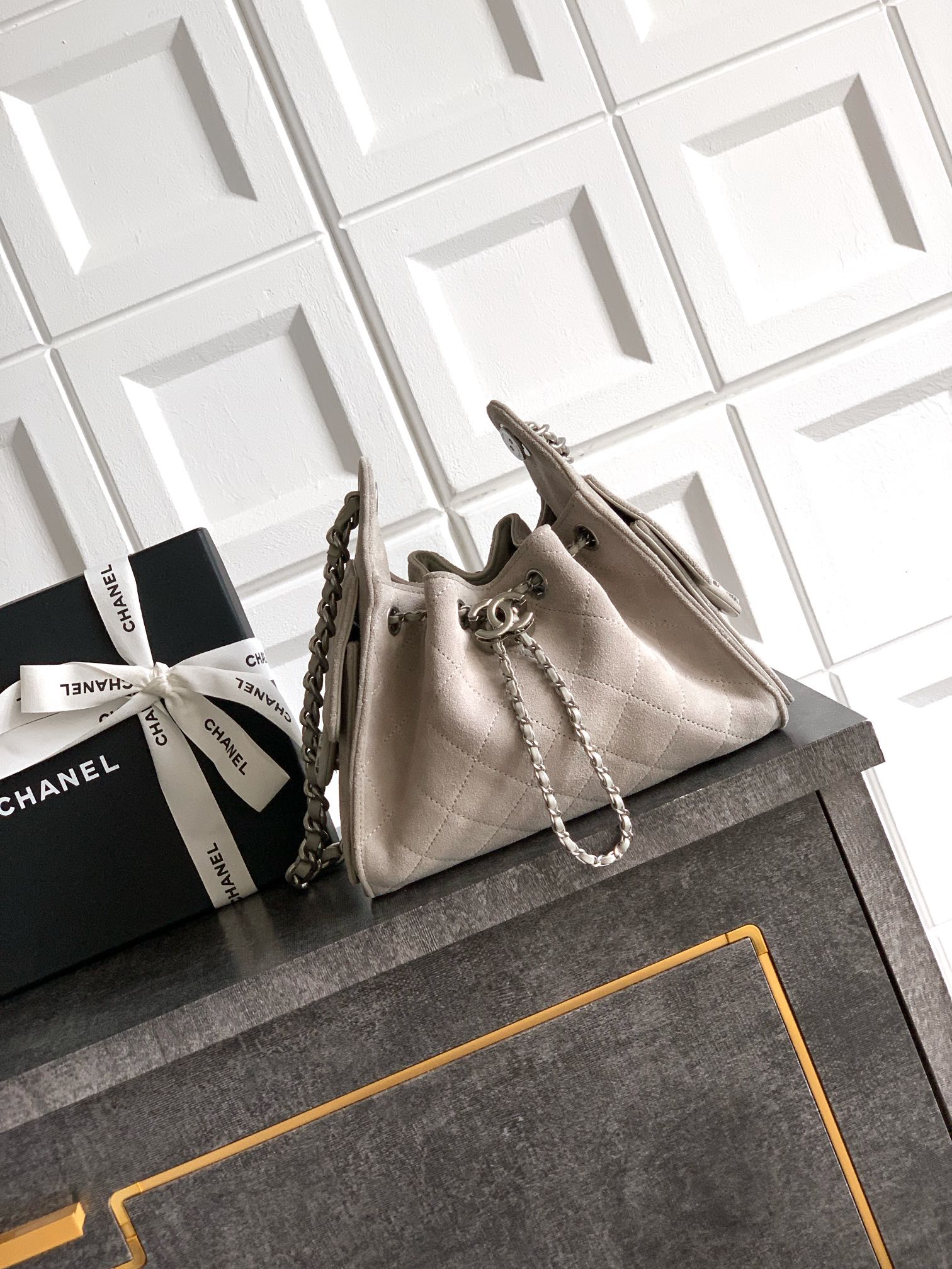 Chanel Style Brown Leather Bag Lookbook Reference image 1