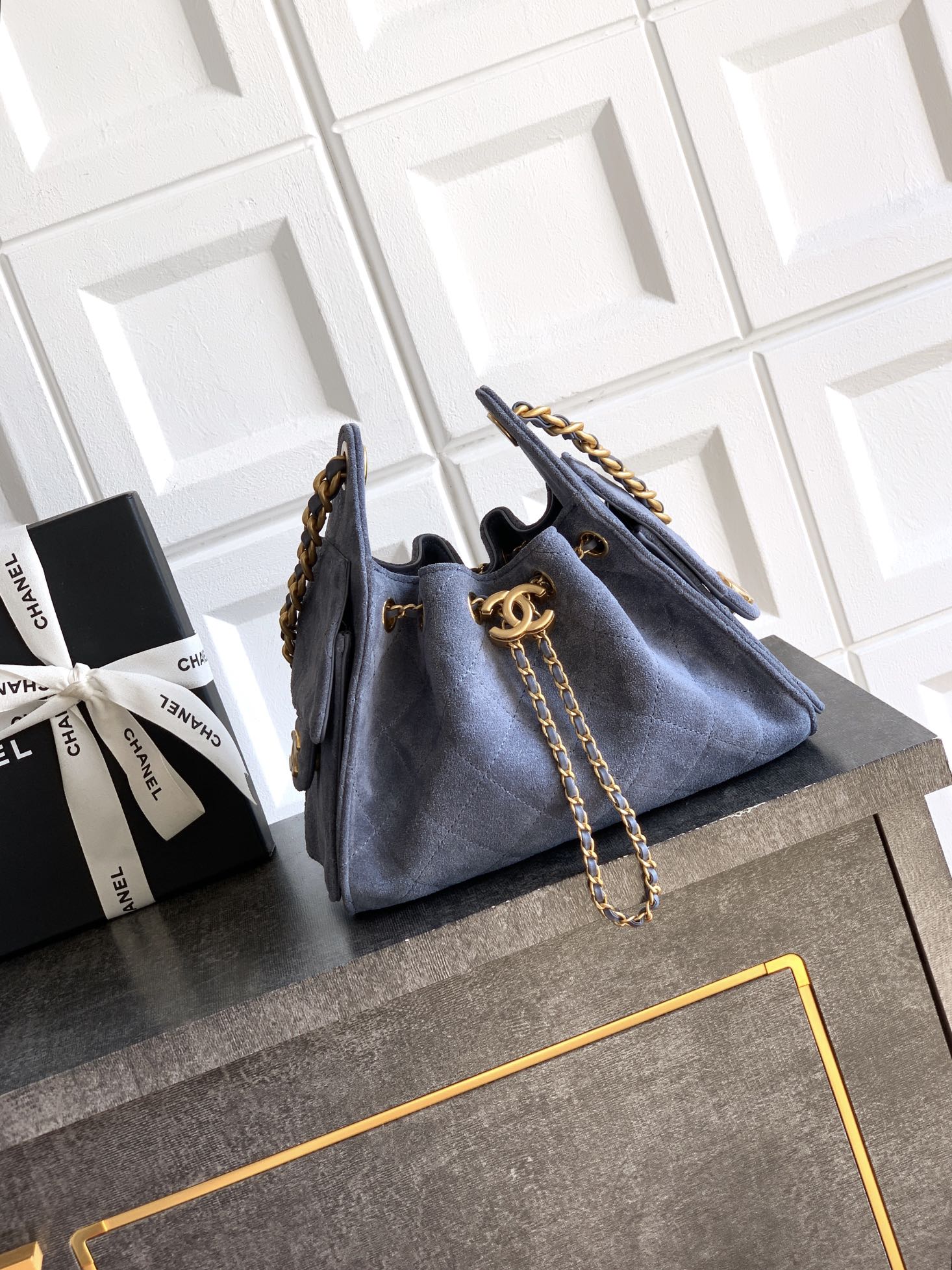 Chanel Style Black Leather Bag Lookbook Reference image 1