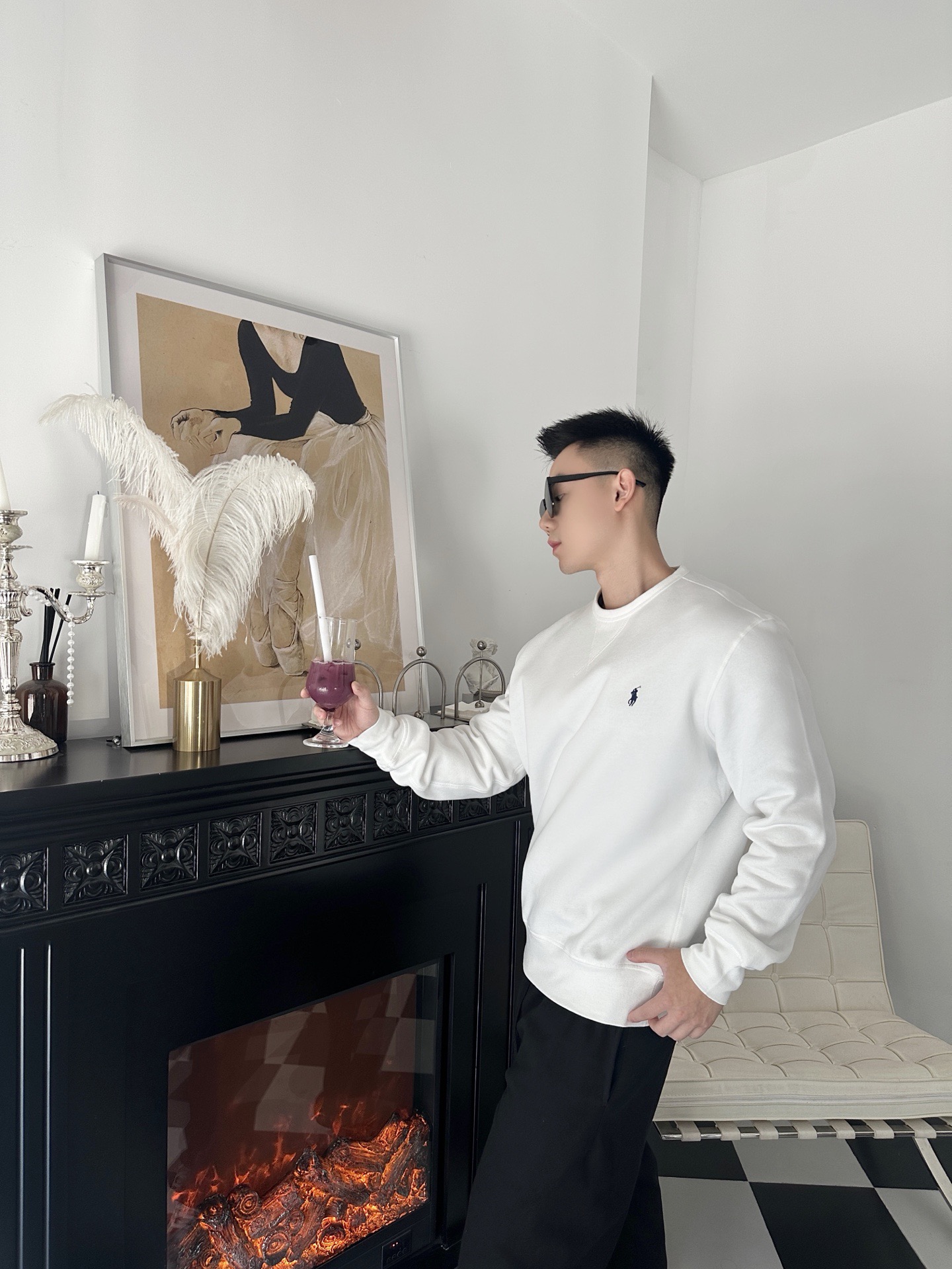 Ralph Lauren/拉夫劳伦 小马标刺绣圆领卫衣