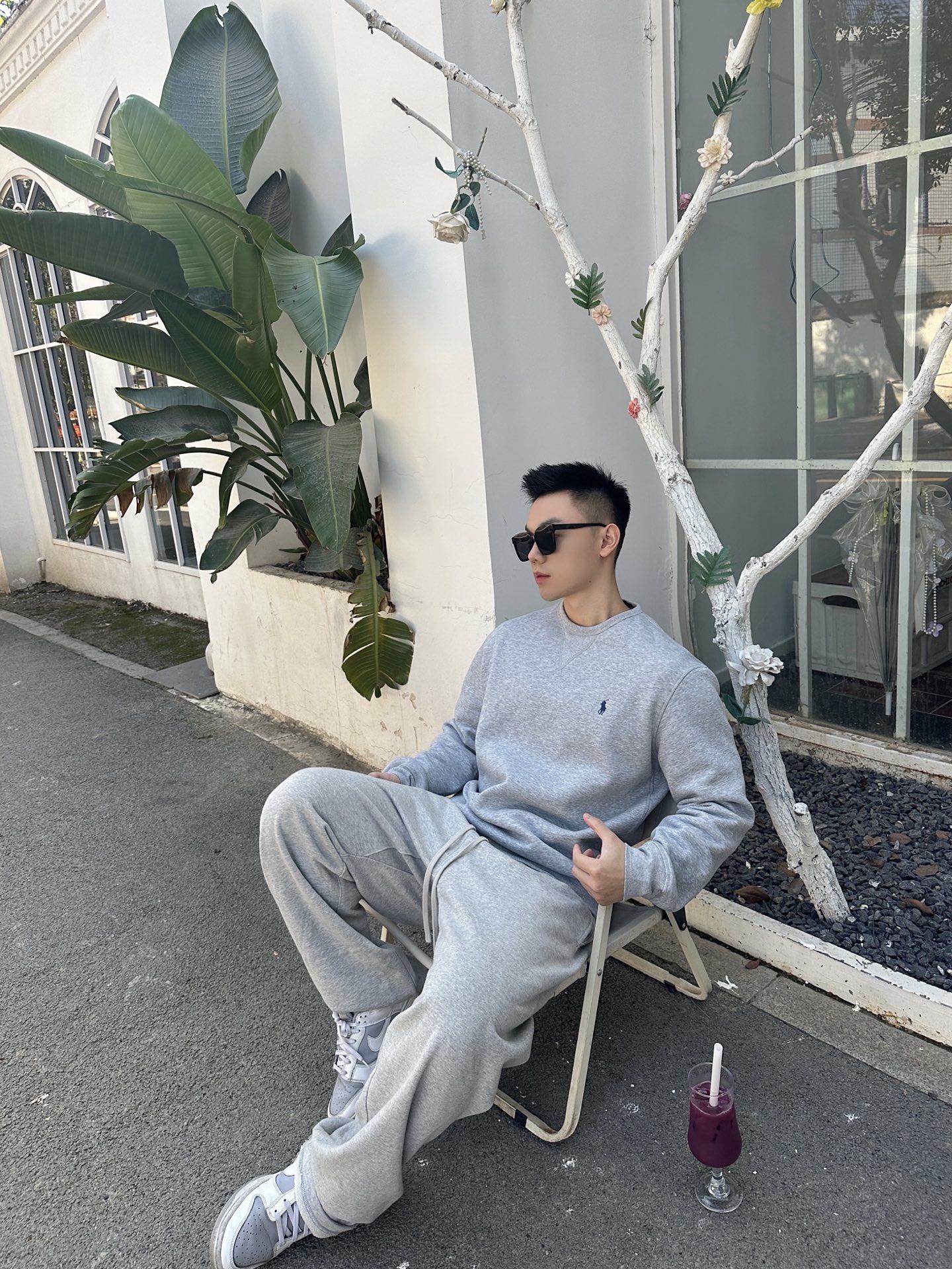 Ralph Lauren/拉夫劳伦 小马标刺绣圆领卫衣