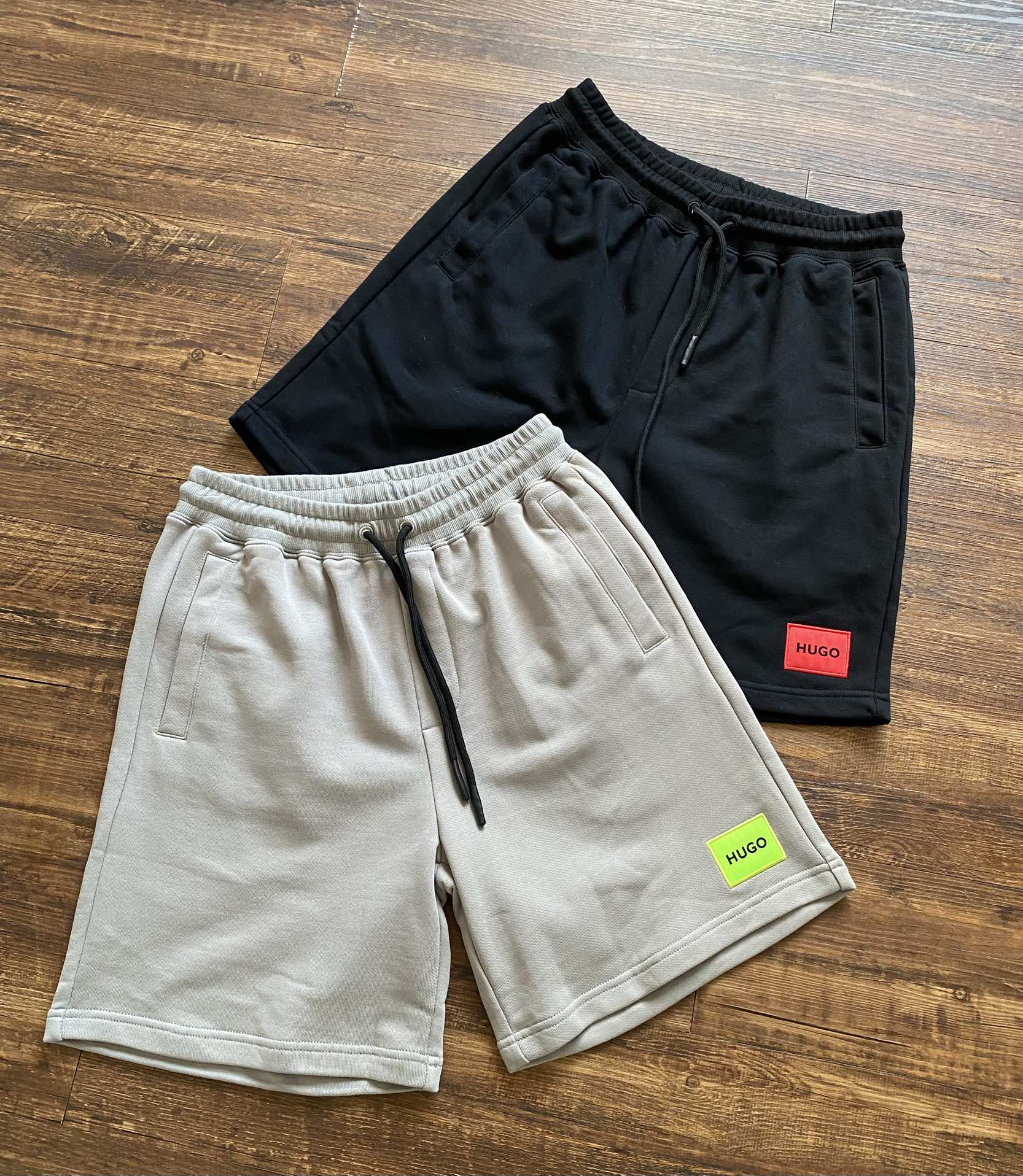 HUGO BOSS Men's Logo Cotton-Blend Fleece Sweat Shorts Casual Fit 2 i1747030592 5582 2