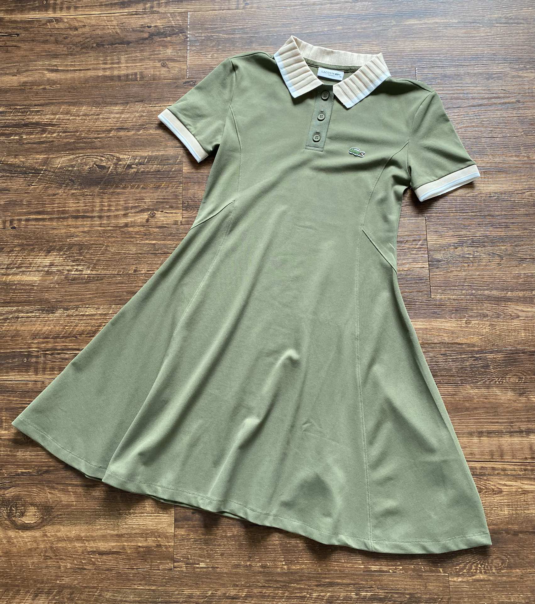 LACOSTE Women's Summer Polo A-Line Dress - Sporty Chic Style 2 i1747031032 8569 0