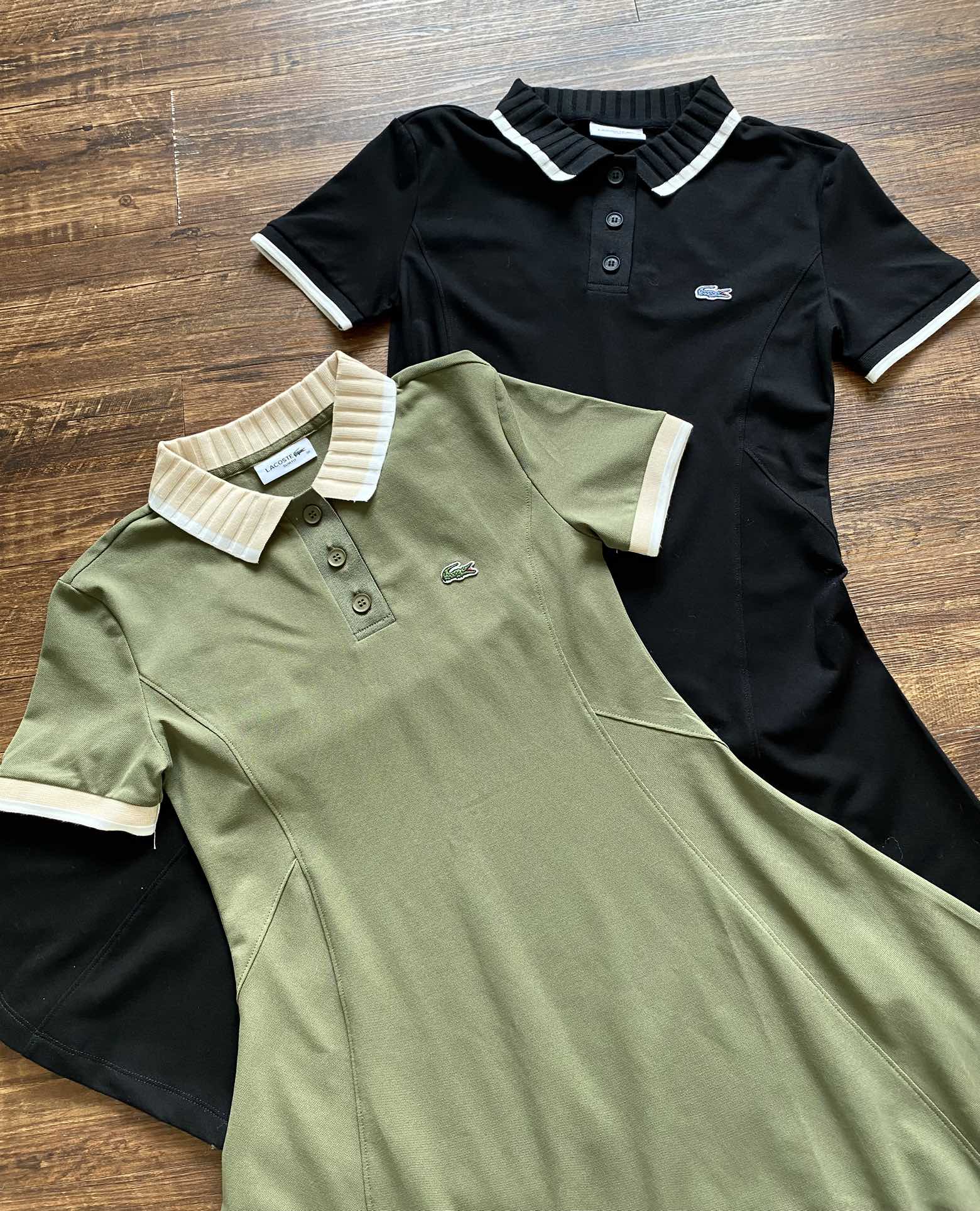 LACOSTE Women's Summer Polo A-Line Dress - Sporty Chic, Retro Colors 3 i1747031069 1465 5