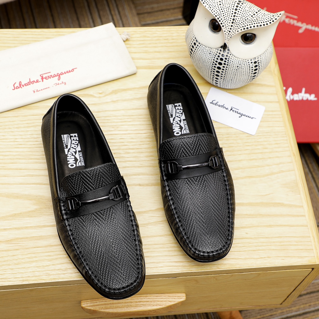 Real 🕷🕷 【Ferragamo】 Ferragamo Zapatos casuales de moda populares 🇨🇳 Contador del sitio web oficial Producción 1: 1,…