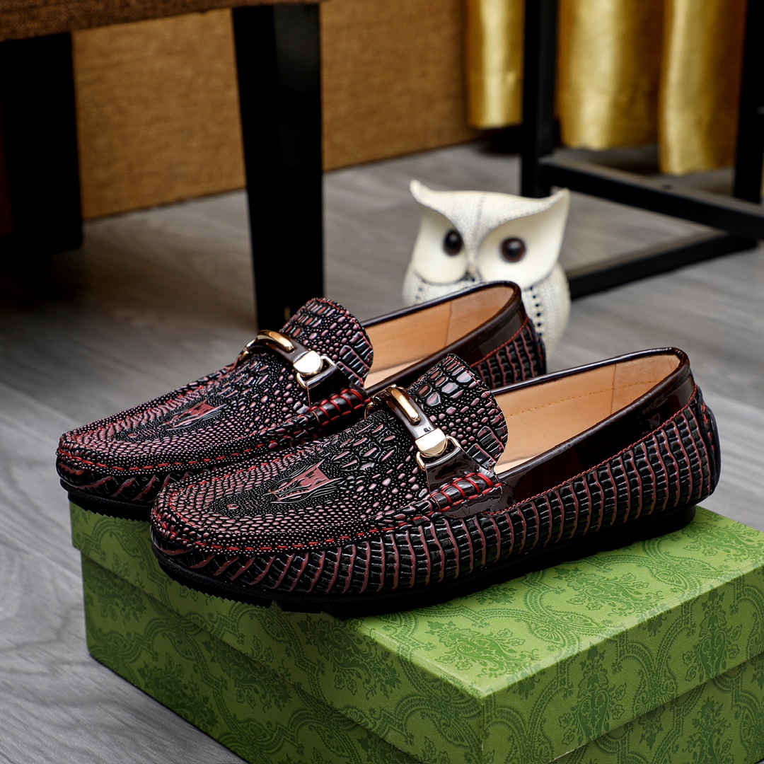 Fábrica El sitio web oficial de GUCCI sincroniza el último modelo 🛃La parte superior está hecha de piel de vaca import…