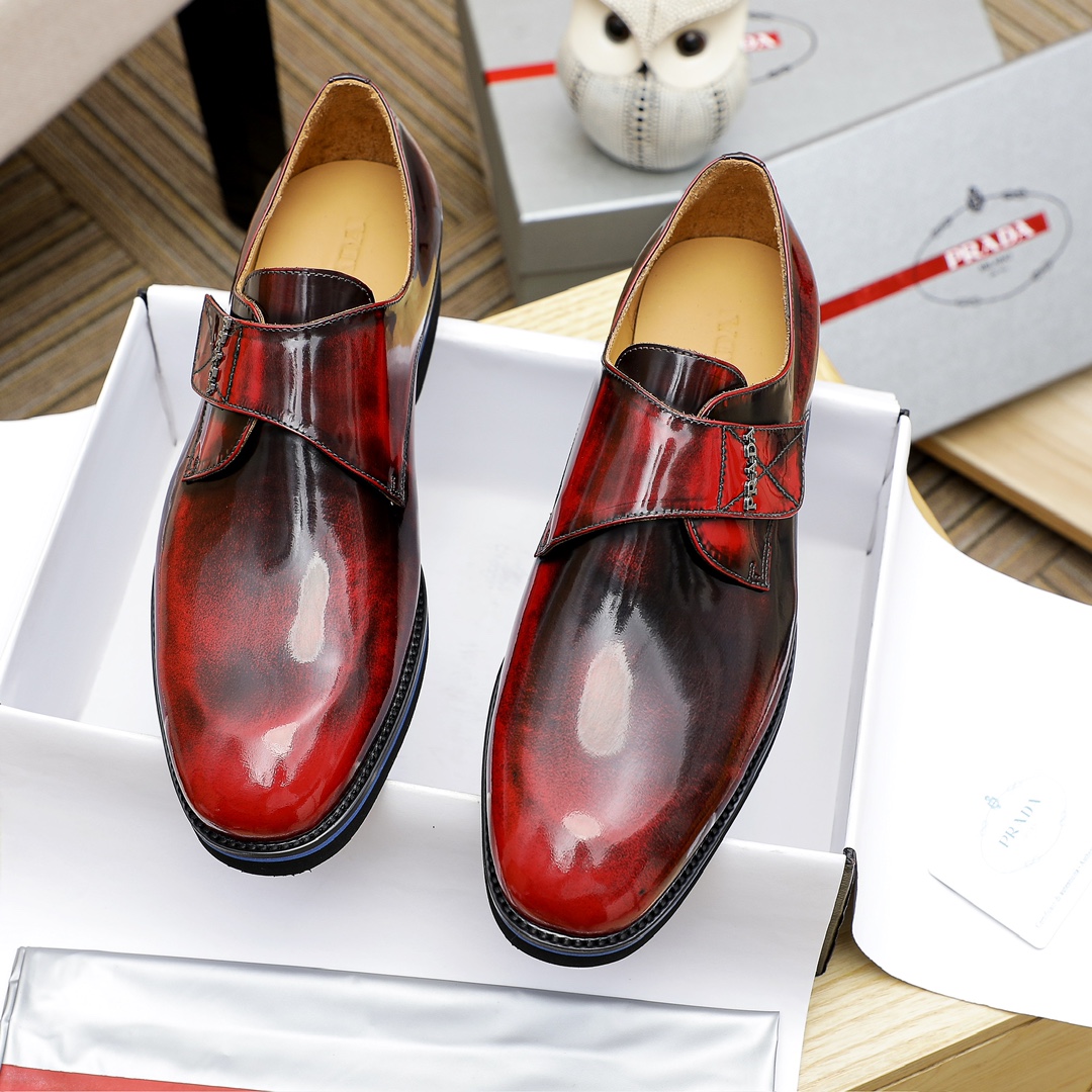 Prada Men's Leather Monk Strap Dress Shoes - Premium Quality & Comfort 3 i1729650900 3251 2