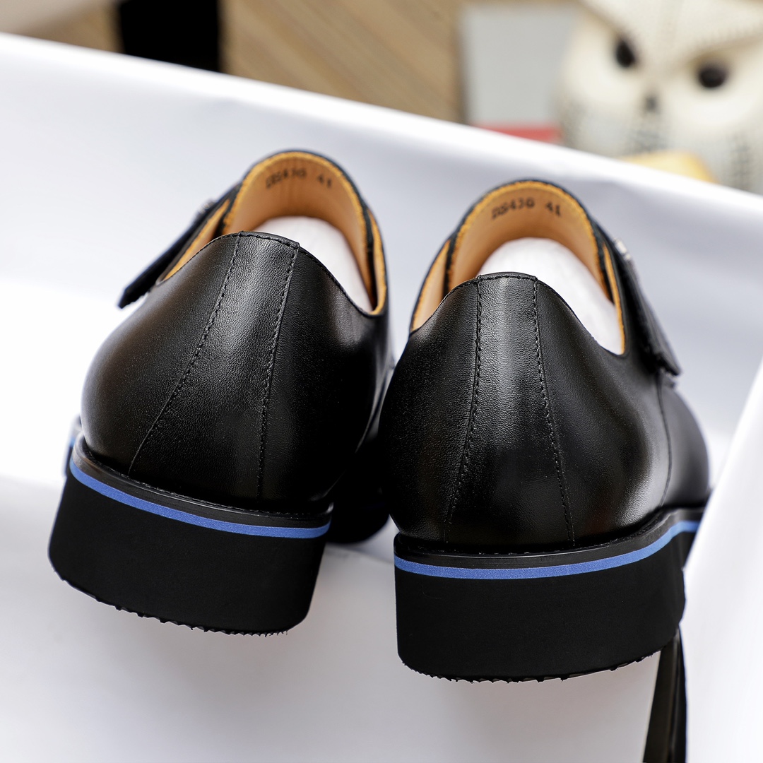 Prada Men's Leather Buckle Dress Shoes, Italian Style, Multiple Colors Availabl 9 i1729650975 3250 6
