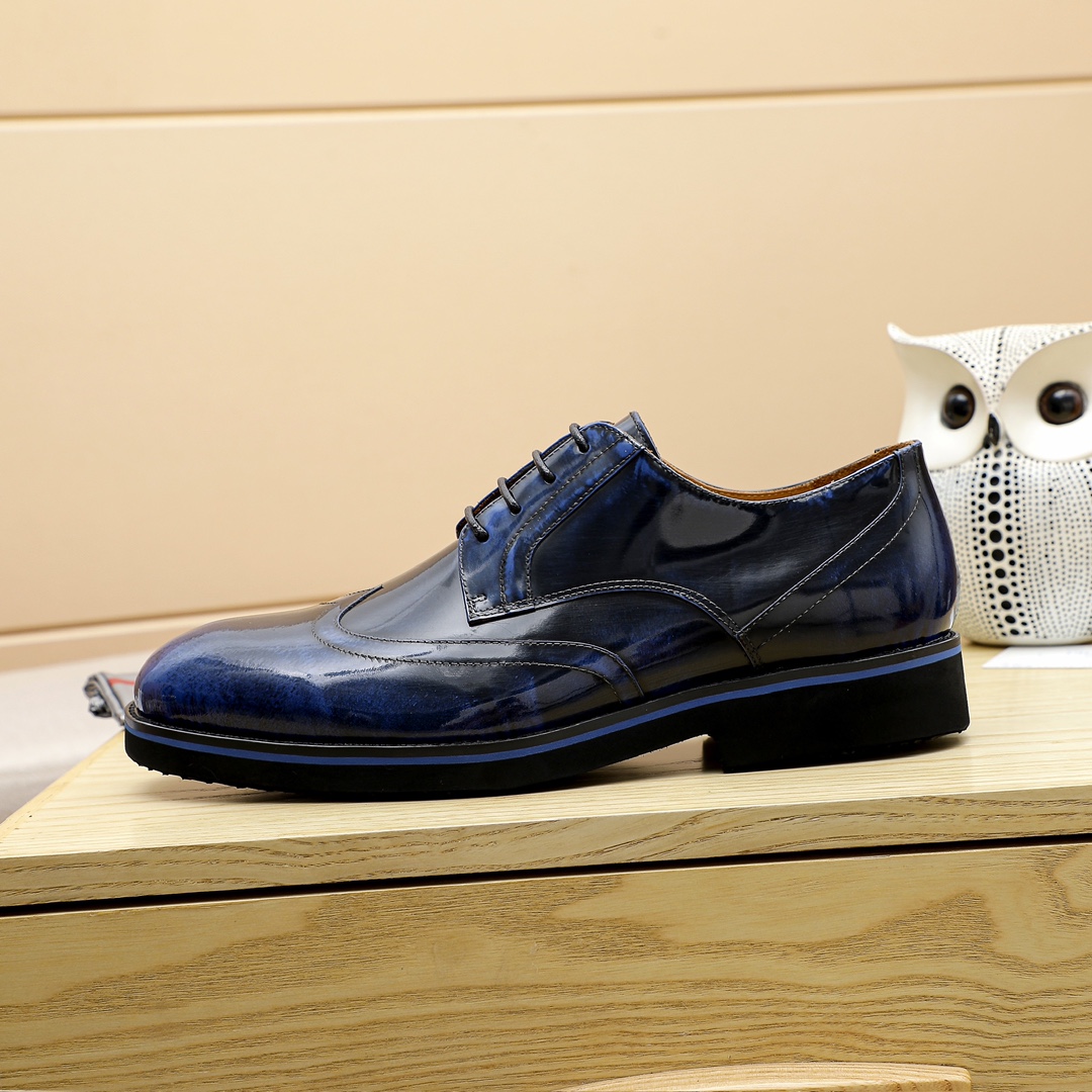 Prada Men's Wingtip Oxford Dress Shoe, Leather Upper, Multiple Colors Available 5 i1729651348 4903 5