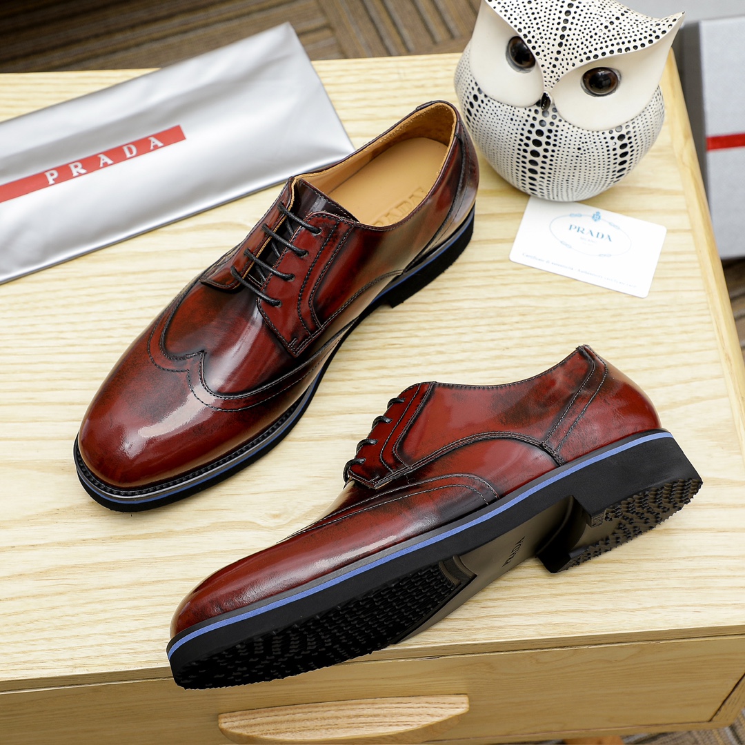 Prada 1:1 Replica Leather Oxford Shoes - Supreme Quality and Style 6 i1729651468 2368 7