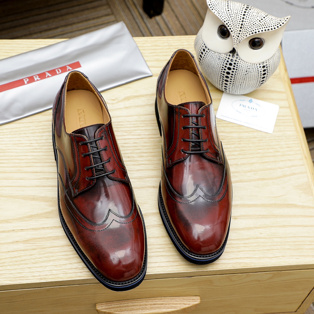 Prada 1:1 Replica Leather Oxford Shoes - Supreme Quality and Style 2 i1729651468 5870 6