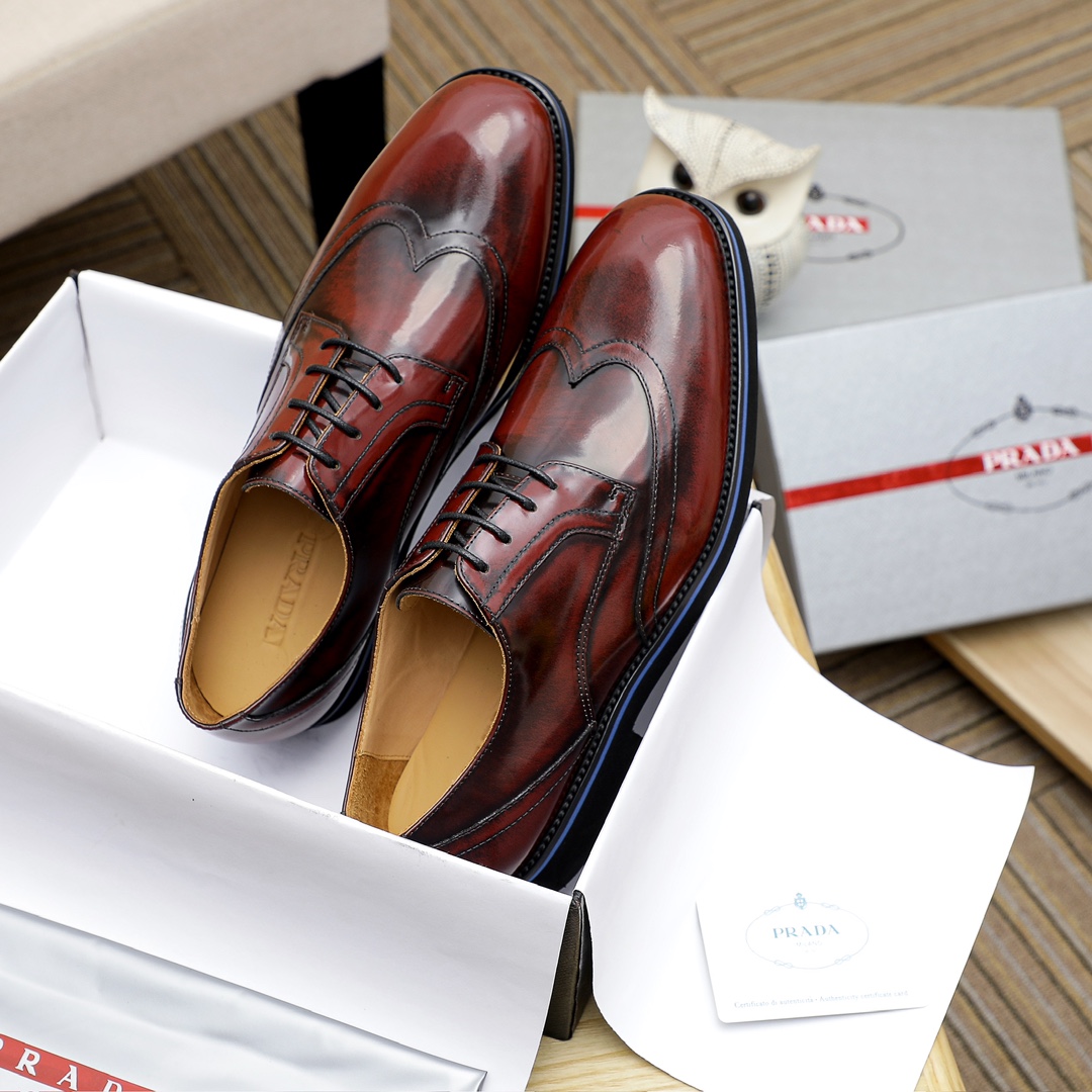 Prada 1:1 Replica Leather Oxford Shoes - Supreme Quality and Style 4 i1729651468 781 8