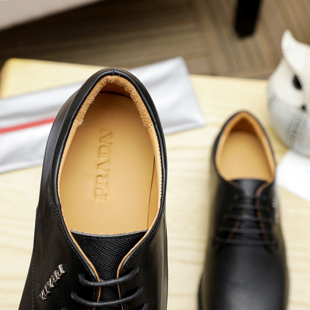 Prada Men's Leather Dress Shoes - Timeless Style & Comfort, Sizes 6-11 8 i1729651642 1595 3