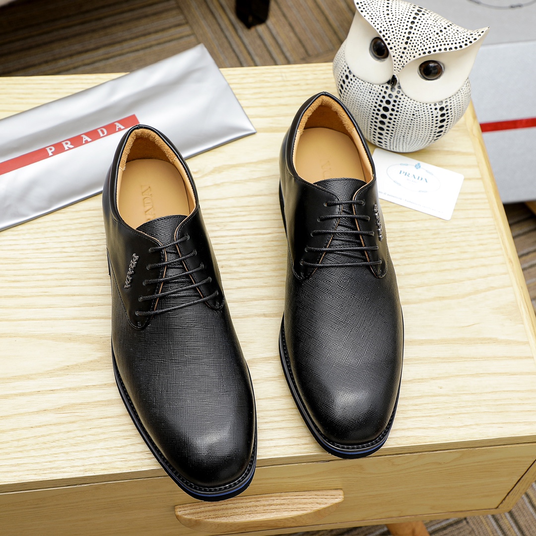 Prada Men's Leather Dress Shoes - Timeless Style & Comfort, Sizes 6-11 2 i1729651642 8654 1