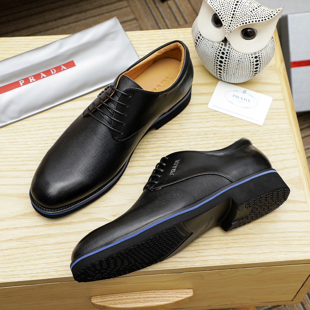 Prada Men's Leather Dress Shoes - Timeless Style & Comfort, Sizes 6-11 6 i1729651643 1735 8