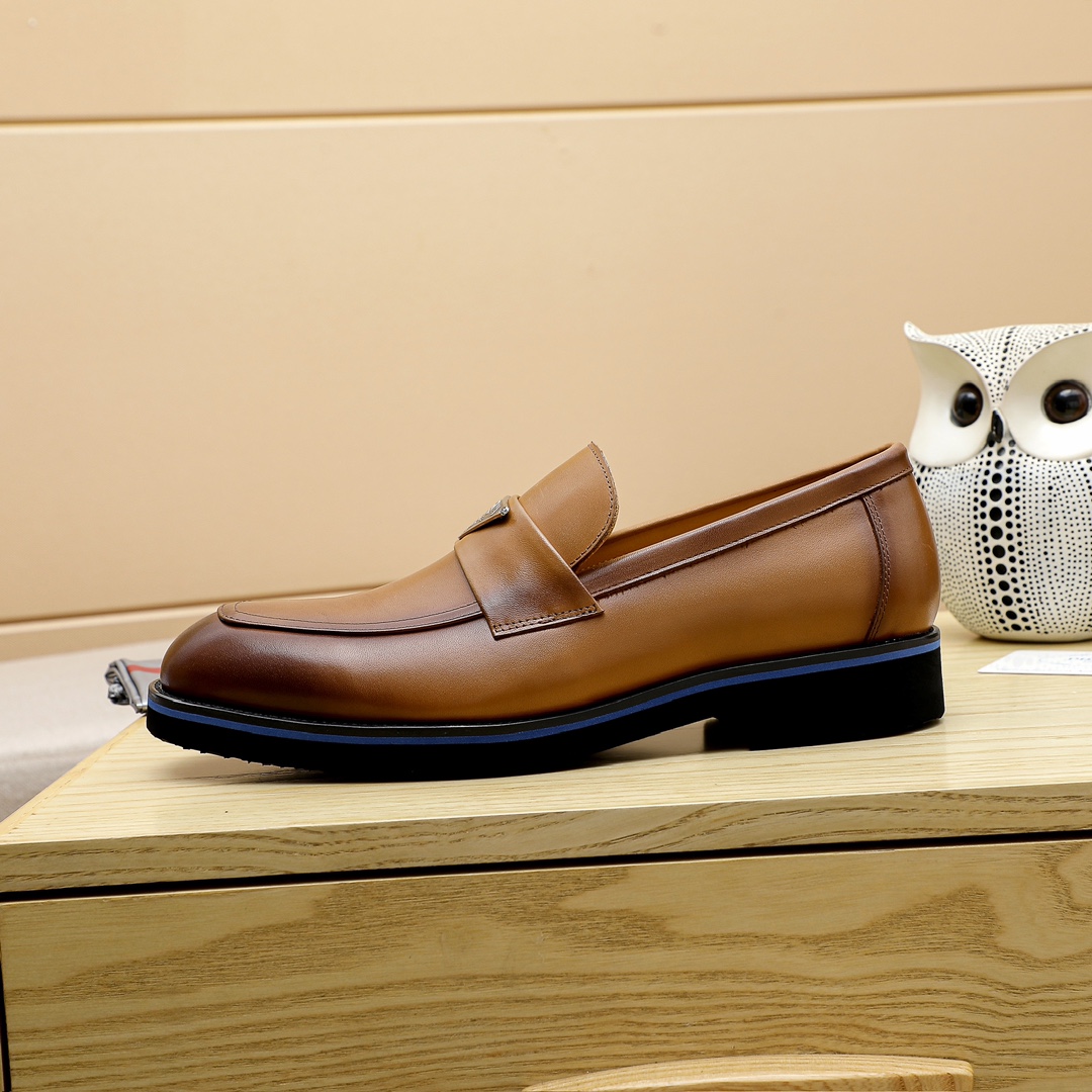 Prada Men's Leather Loafers - Classic Style, Superior Comfort. Size 38-44 5 i1729651899 4683 2