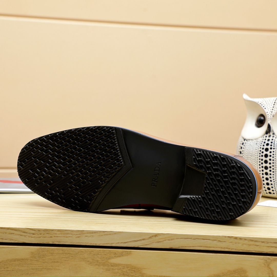 Prada Men's Leather Loafers - Classic Style, Superior Comfort. Size 38-44 10 i1729651899 7530 6
