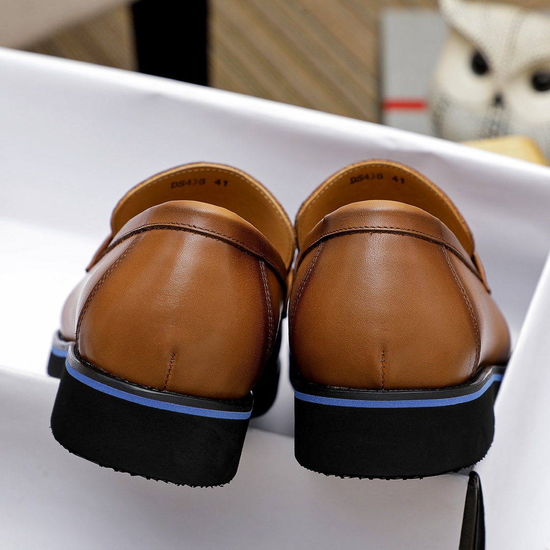 Prada Men's Leather Loafers - Classic Style, Superior Comfort. Size 38-44 9 i1729651899 8959 1
