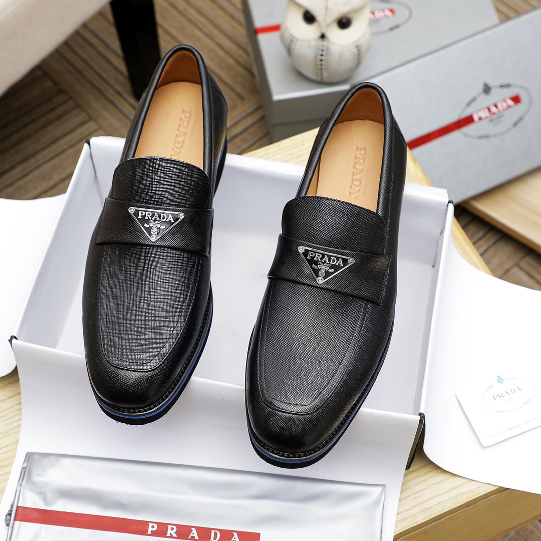 Prada Men's Leather Loafers - Classic Style, Durable & Comfortable 3 i1729652102 2138 6
