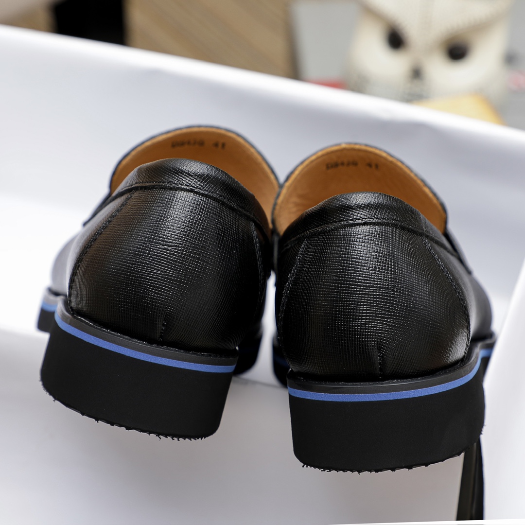 Prada Men's Leather Loafers - Classic Style, Durable & Comfortable 9 i1729652112 7818 0