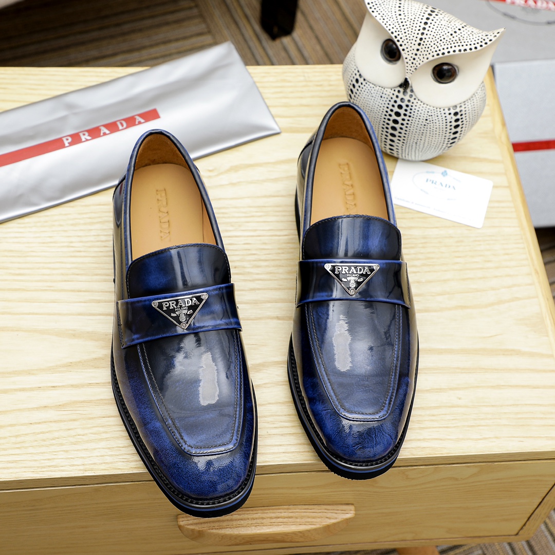 Prada Men's Leather Loafers with Iconic Logo - Available in Multiple Colors 2 i1729652155 4440 3