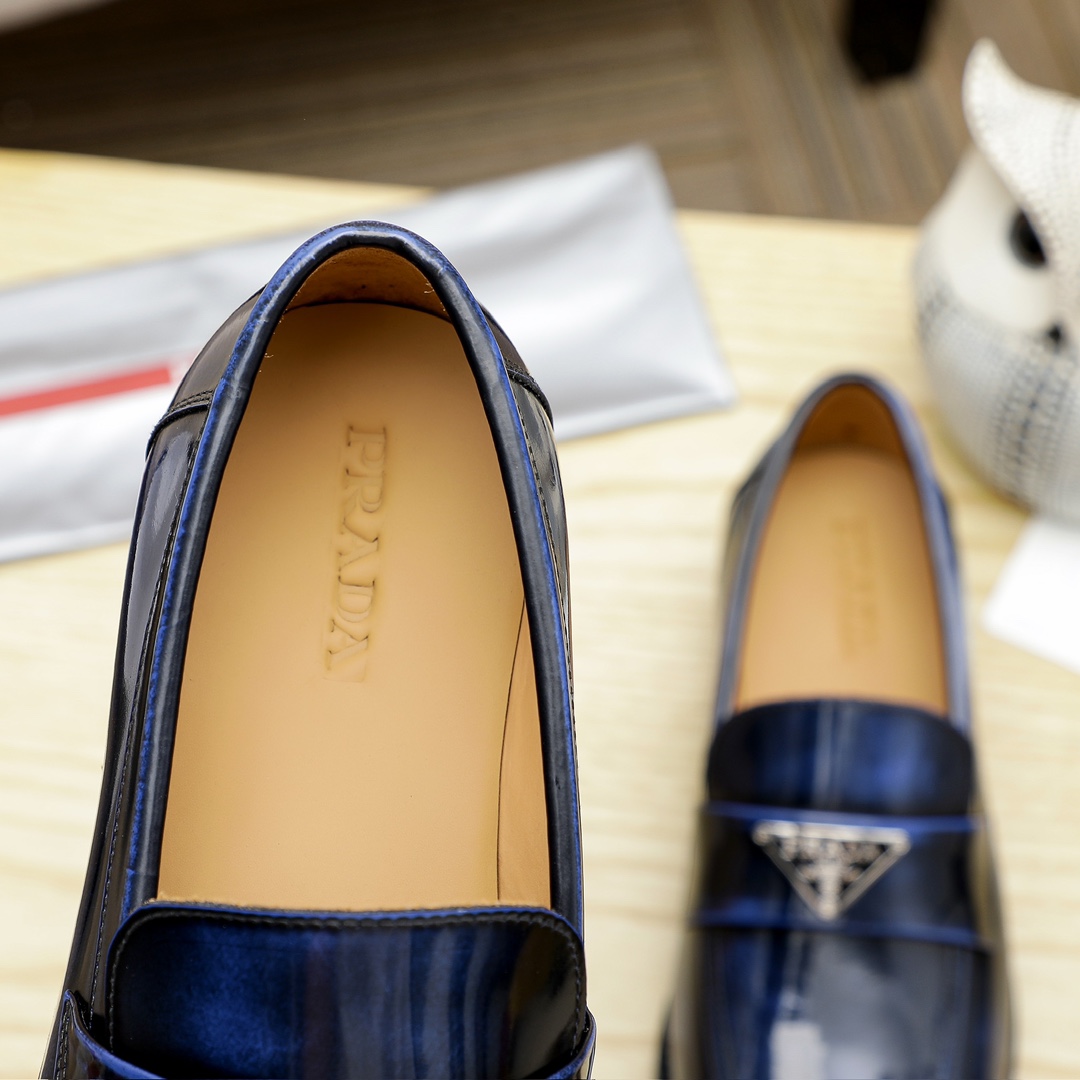 Prada Men's Leather Loafers with Iconic Logo - Available in Multiple Colors 8 i1729652155 7102 7