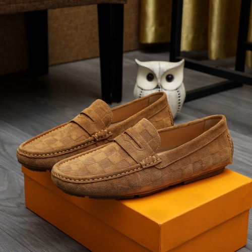 Louis Vuitton Men's Suede Leather Loafers - Comfortable and Stylish 1 Louis Vuitton Men's Suede Leather Loafers - Comfortable and Stylish