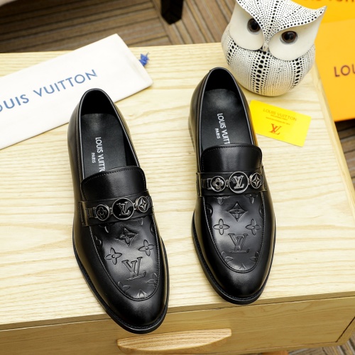 Louis Vuitton Leather Loafers Business Dress Shoes Formal Occasion 39-45 1 Louis Vuitton Leather Loafers Business Dress Shoes Formal Occasion 39-45