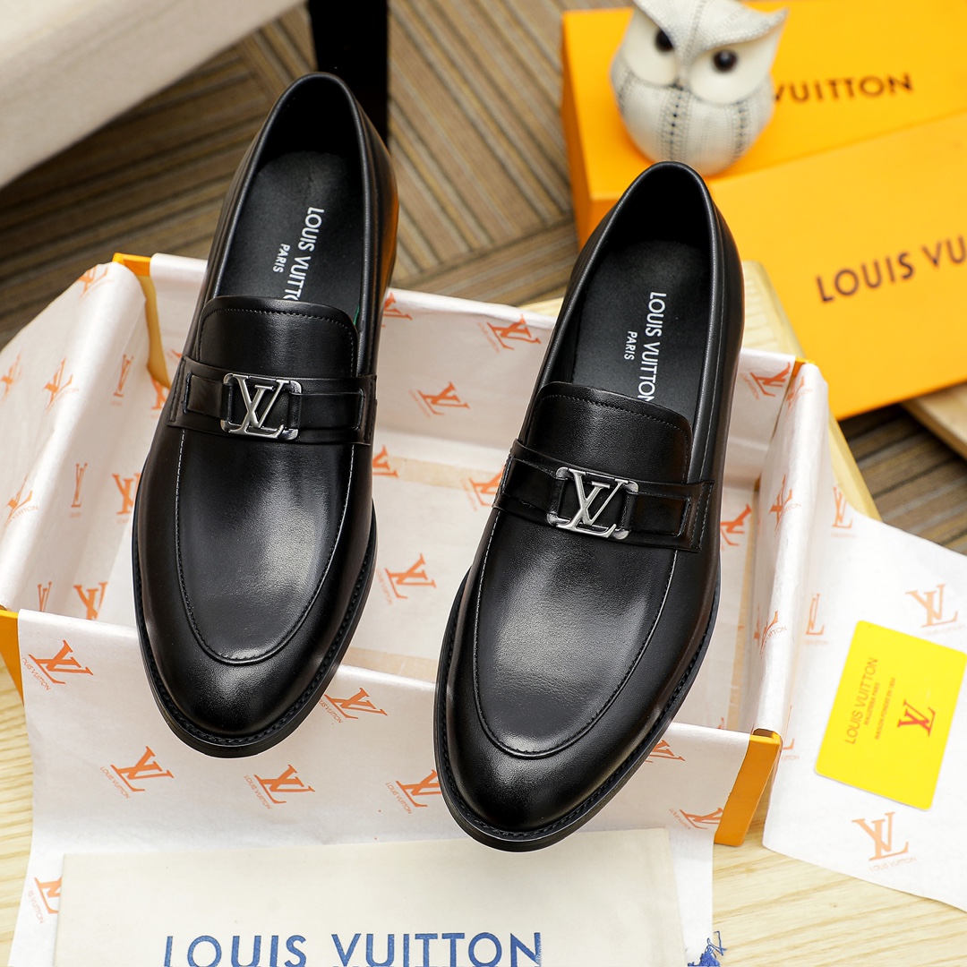 Louis Vuitton Leather Loafers - Premium Formal Business Shoes 3 i1734584867 6131 3