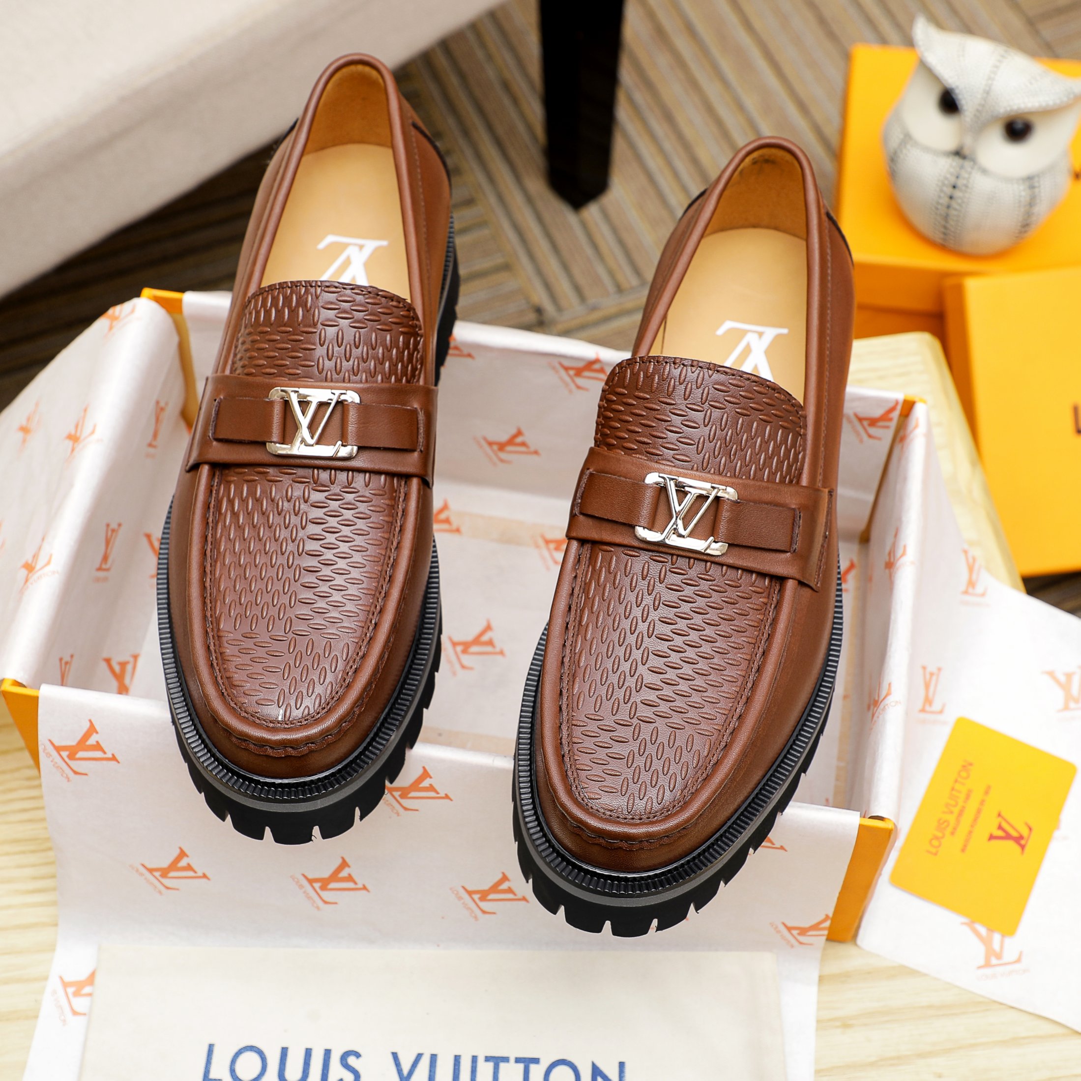 Louis Vuitton Leather Dress Shoes for Men - Italian Leather, Multiple Colors 3 a1741400536400 4512