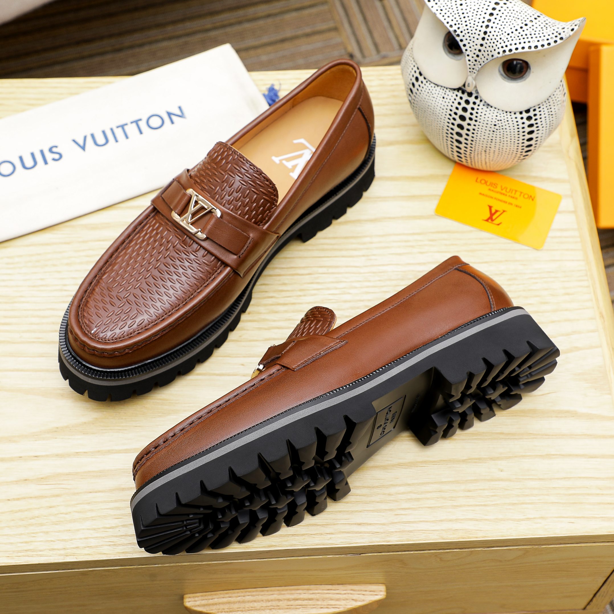 Louis Vuitton Leather Dress Shoes for Men - Italian Leather, Multiple Colors 6 a1741400536507 2076