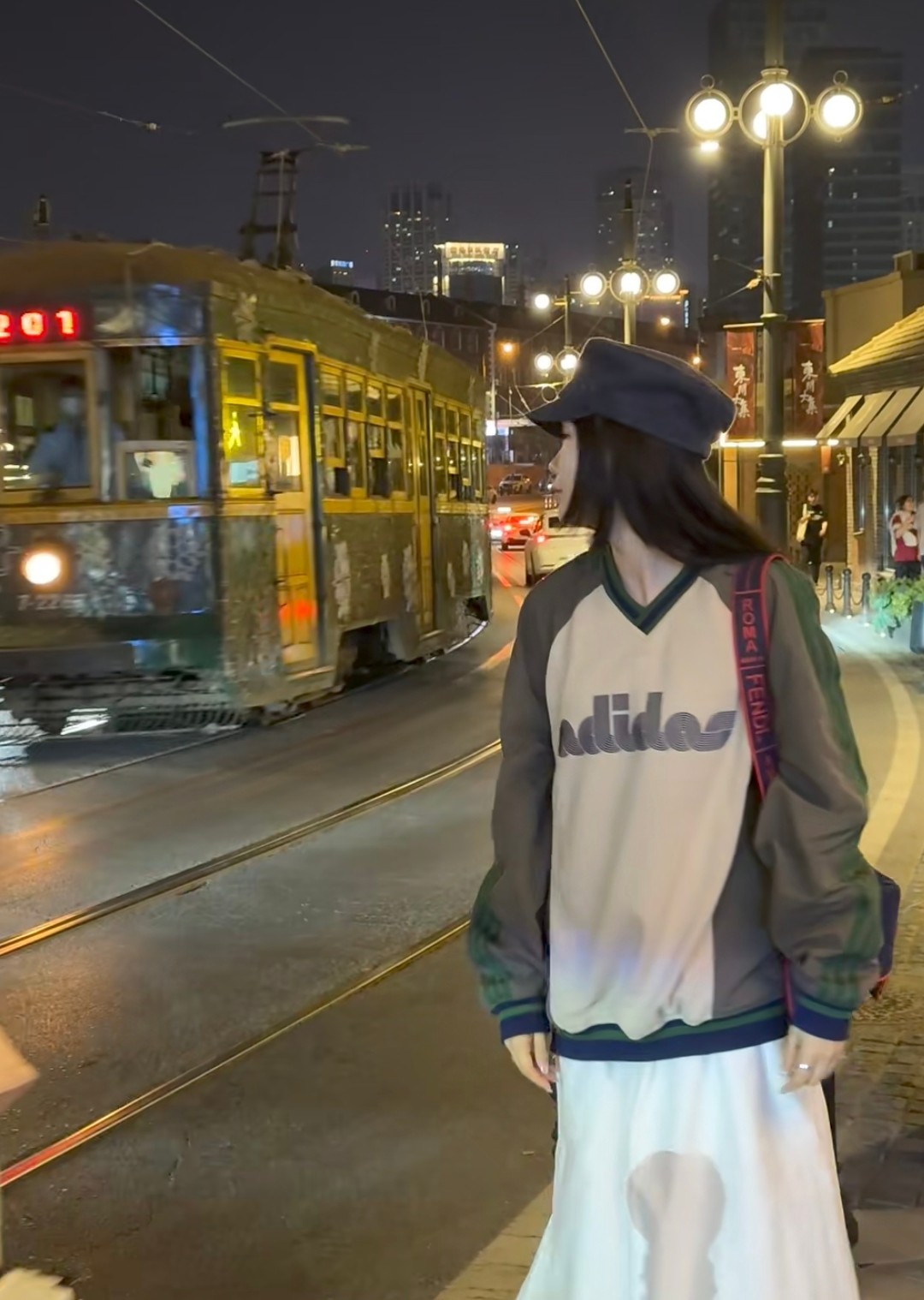 Adidas originals x Brain Dead 三叶草脑死亡联名款 SS 时尚休闲百搭套头长袖卫衣 上身效果#