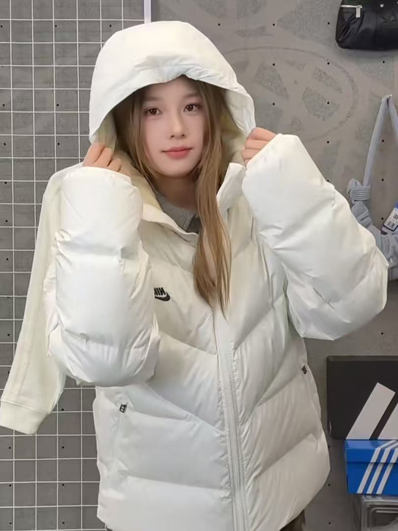 Nike/耐克Windrunner风行者2025经典款新款轻薄连帽羽绒服外套夹克 上身效果#