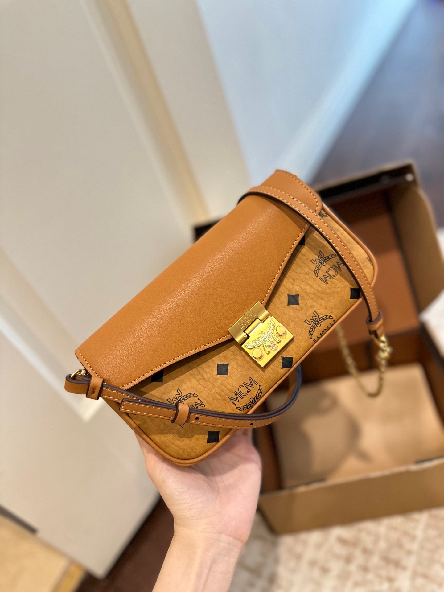 Tamaño de la bolsa MCM: 21,5*11 cm — photo 5
