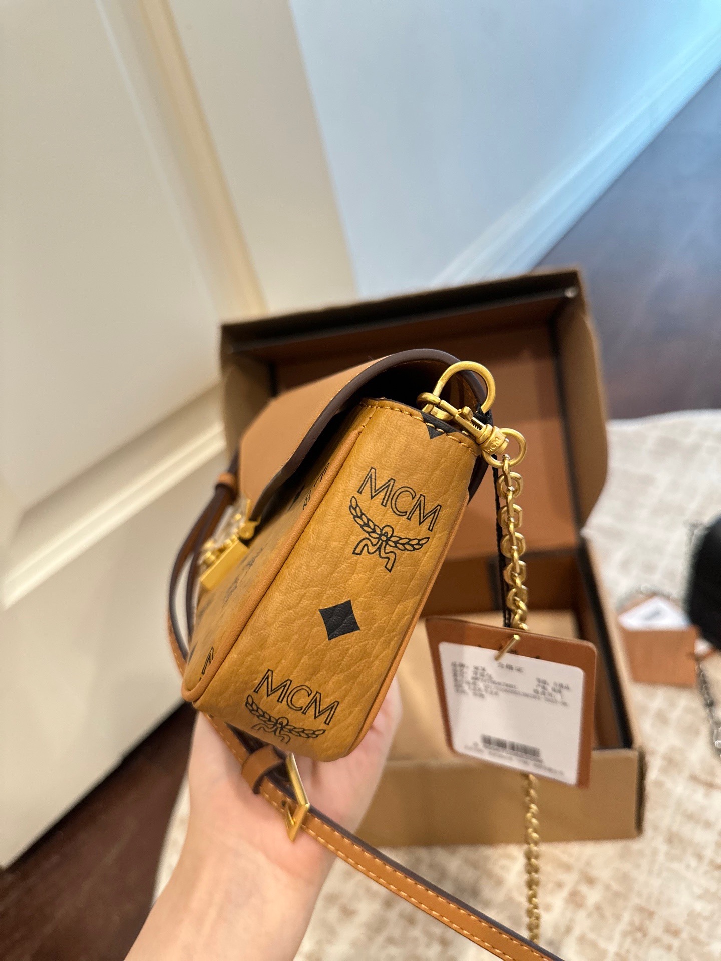 Tamaño de la bolsa MCM: 21,5*11 cm — photo 7