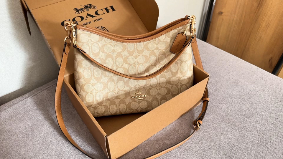 COACH de máxima autenticidad | Último modelo con cadena Lauren Shoulder Bag