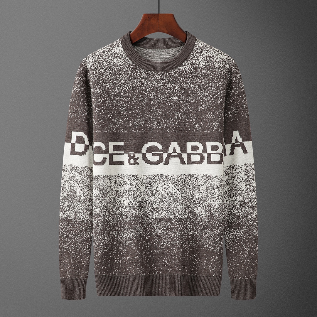 Dolce & Gabbana, suéter, tallas: M-XXXL, tejido: modal, anti-pilling, color: gris.