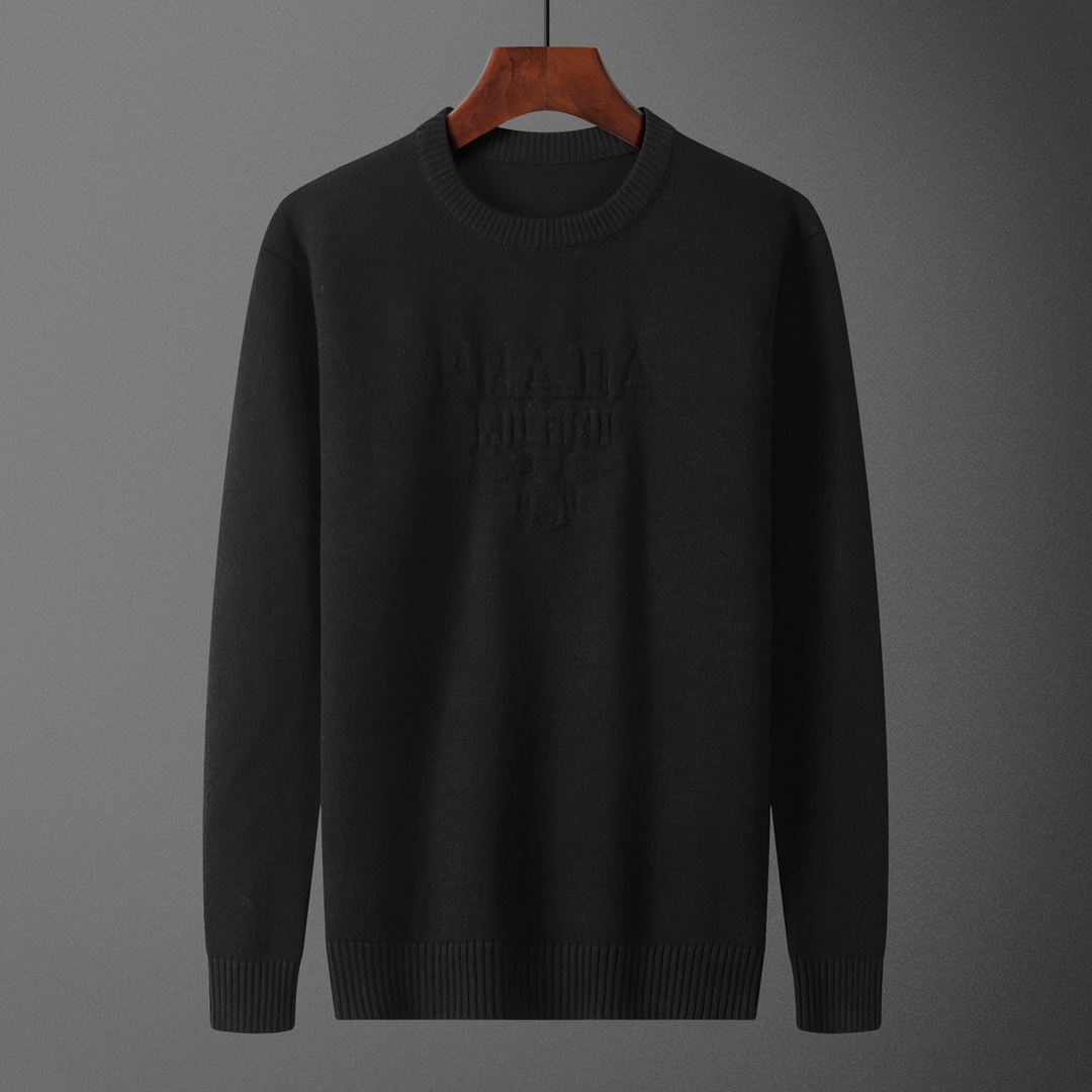 PRA·DA, jersey, talla: M-XXXL, tejido: modal. Antipilling, color: negro